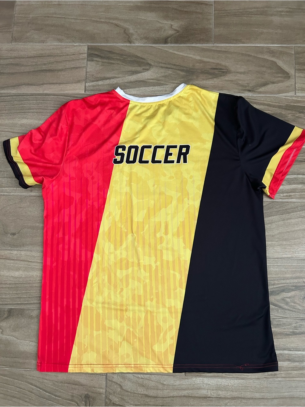 Belgium Soccer Jersey - Black, Yellow & Red | Size 2XL - Picture 4 of 7